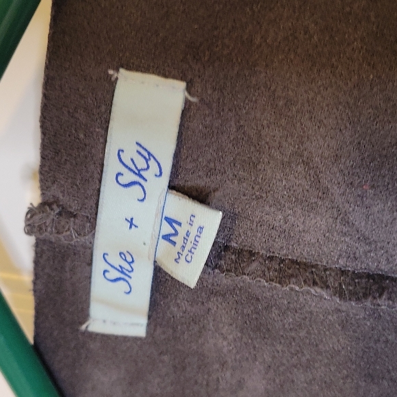 She + Sky vegan suede blazer - Picture 2 of 3